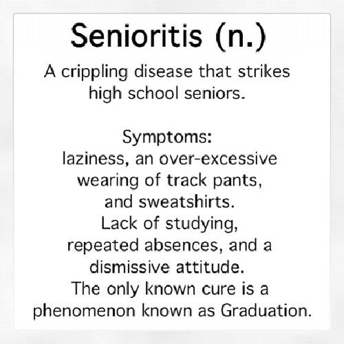 senioritis disease