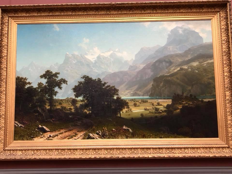 Bierstadt painting lake Lucerne July 8 2018