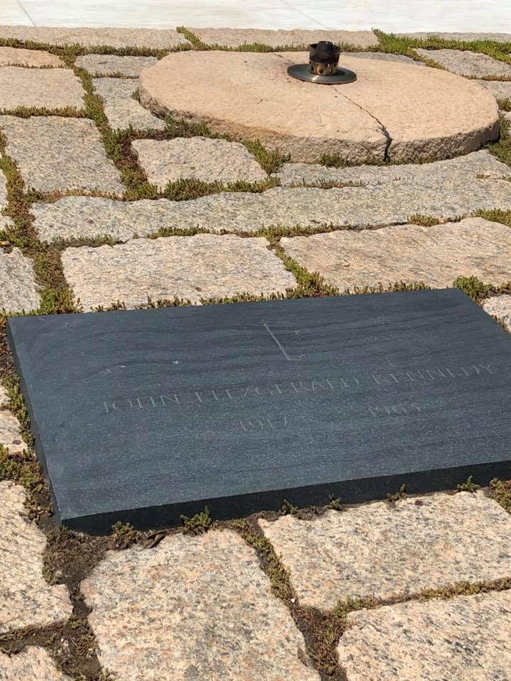 JFK grave July 9 2018